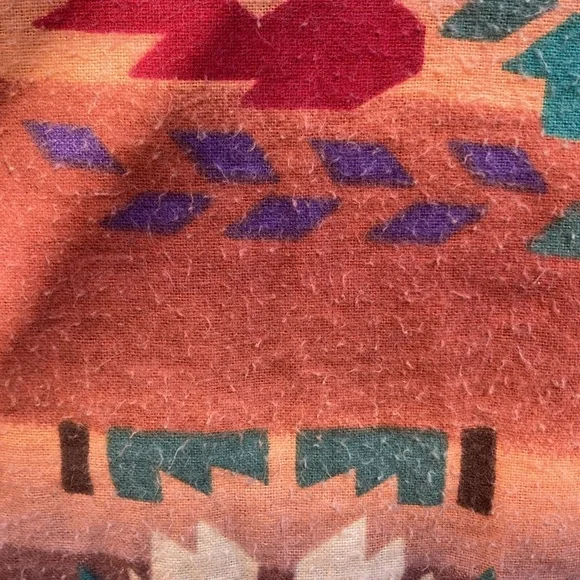 Vintage Roper Southwestern print flannel shirt - Picture 4 of 11